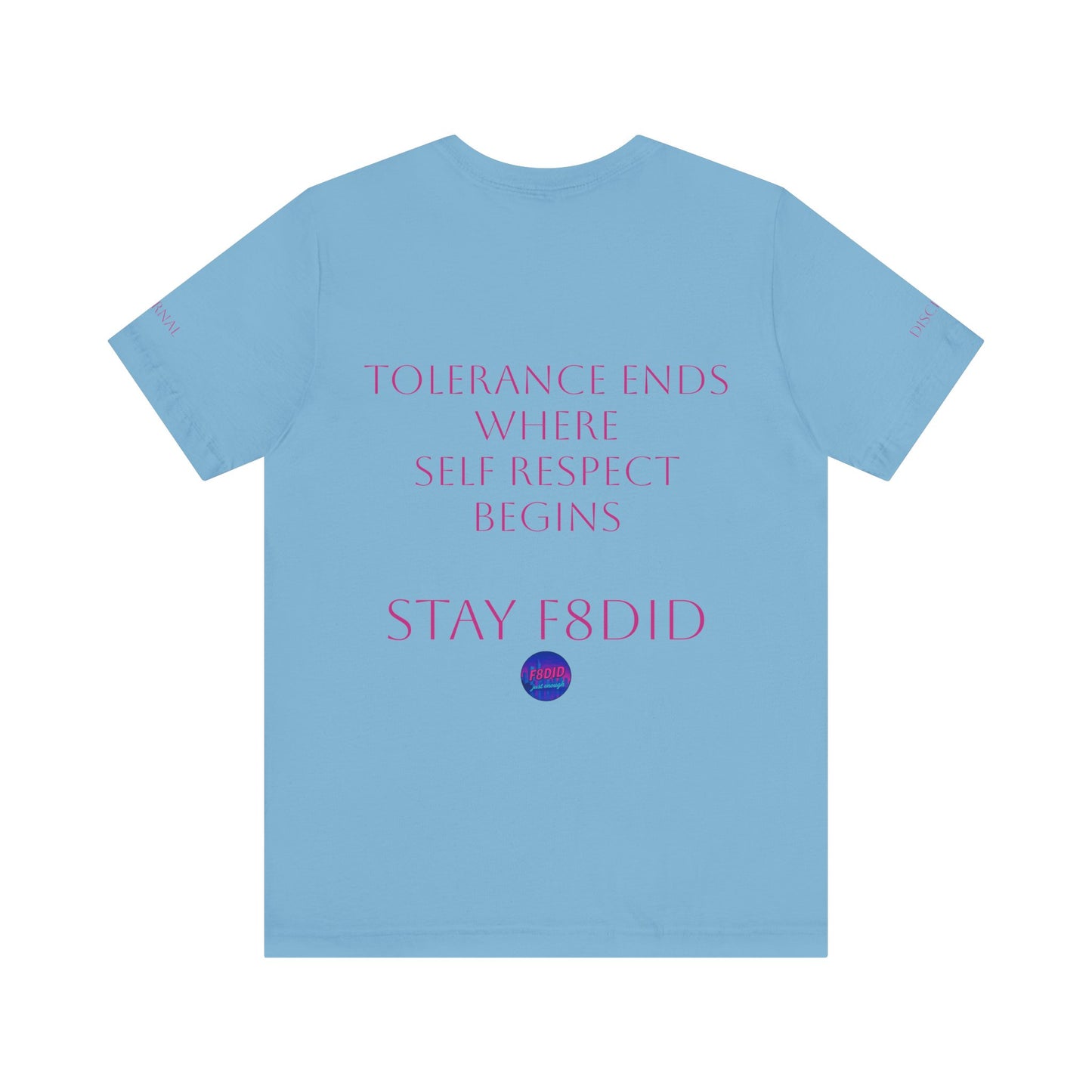 T-Shirt Miami Vibe Tolerance & Self Respect Pink Logo