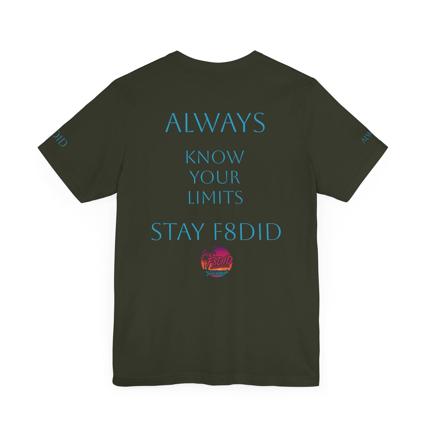 OG X Discipline Jersey Tee - Stay F8DID Forever, Motivational Quote Shirt