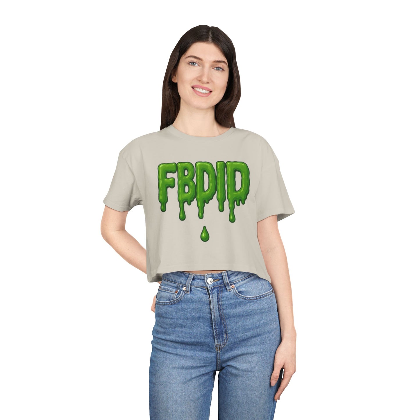 Green Slime Exclusive Women's Crop Top