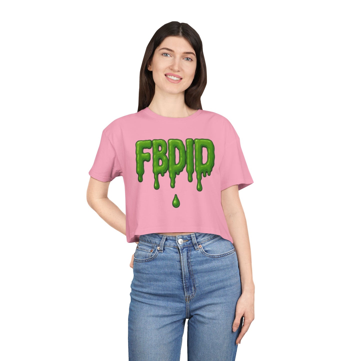 Green Slime Exclusive Women's Crop Top