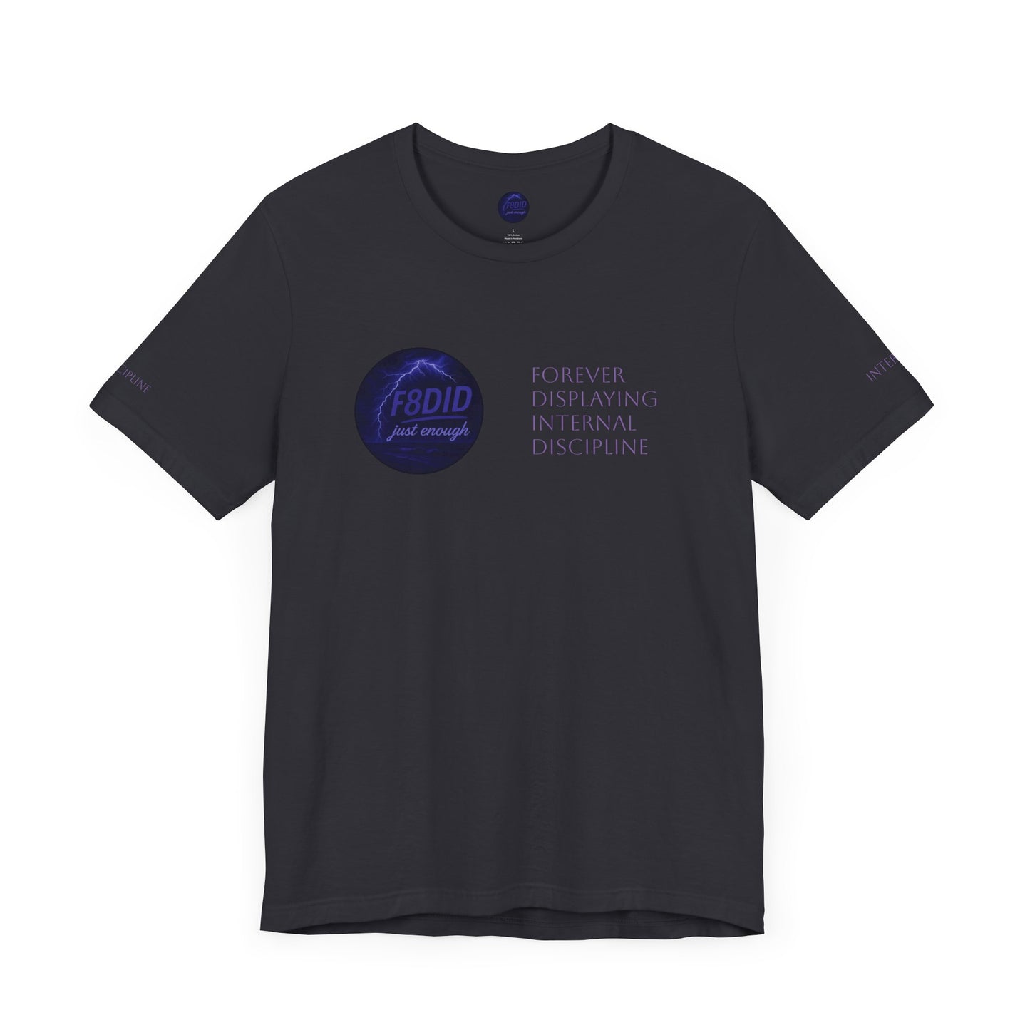 WEATHER THE STORM X F8DID Unisex Jersey Short Sleeve Tee - Inspirational Quote T-Shirt