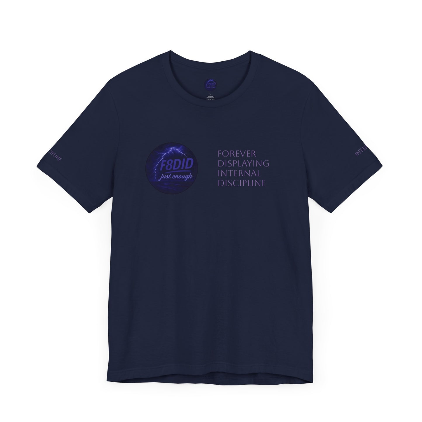 WEATHER THE STORM X F8DID Unisex Jersey Short Sleeve Tee - Inspirational Quote T-Shirt