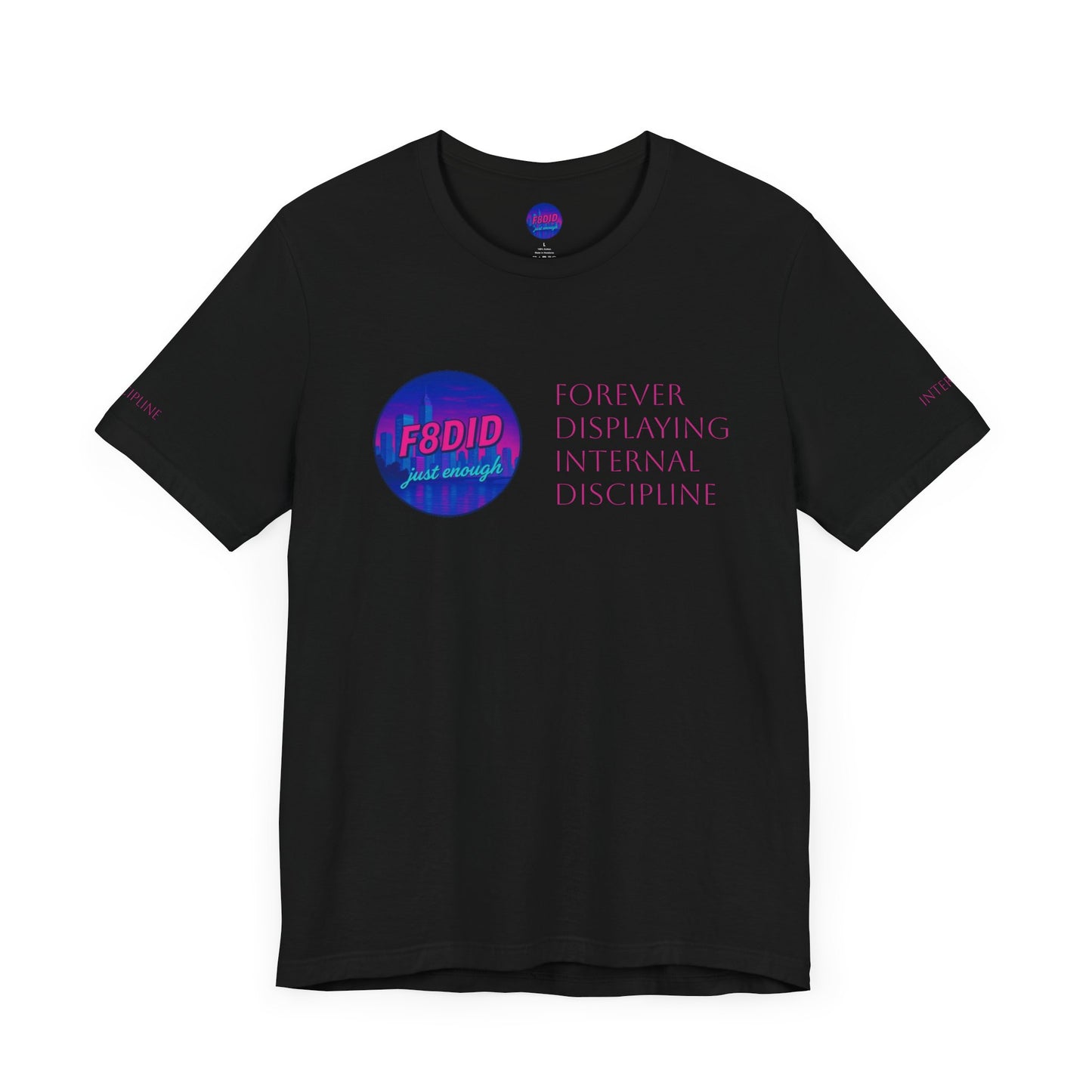 T-Shirt Miami Vibe Tolerance & Self Respect Pink Logo