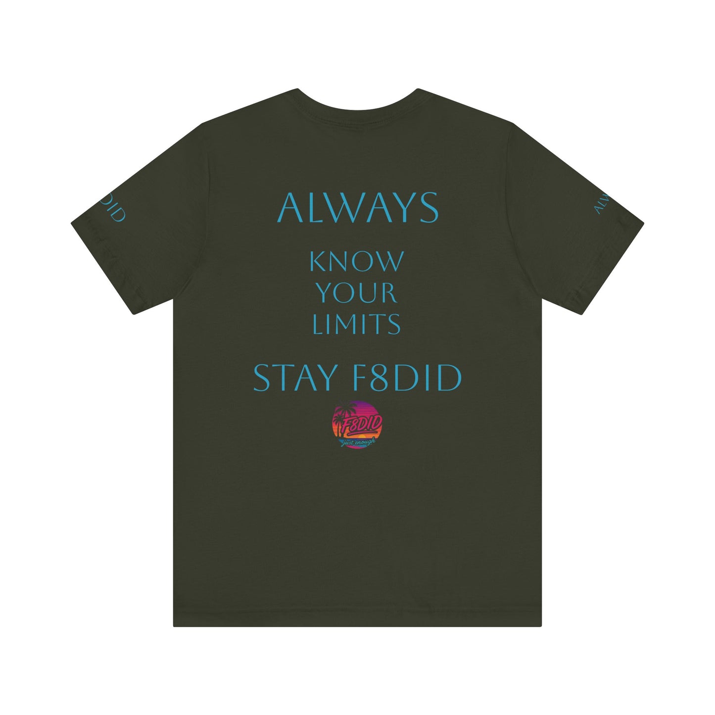 OG X Discipline Jersey Tee - Stay F8DID Forever, Motivational Quote Shirt