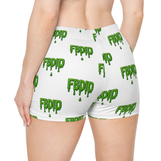 Green Slime Womens Shorts