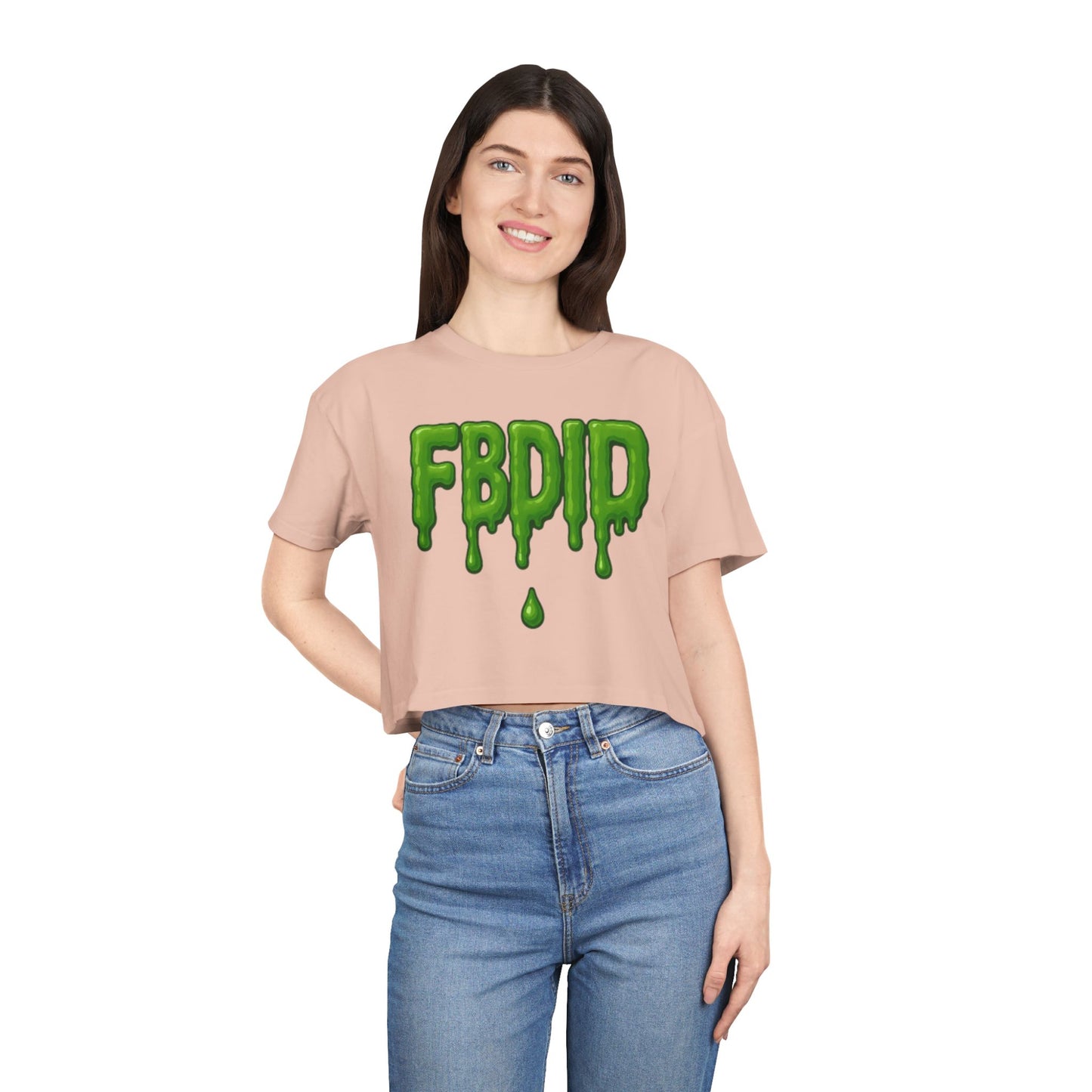 Green Slime Exclusive Women's Crop Top
