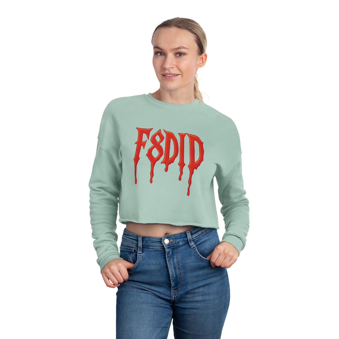 Dracula's Greed SS8 Women's Crop Sweatshirt