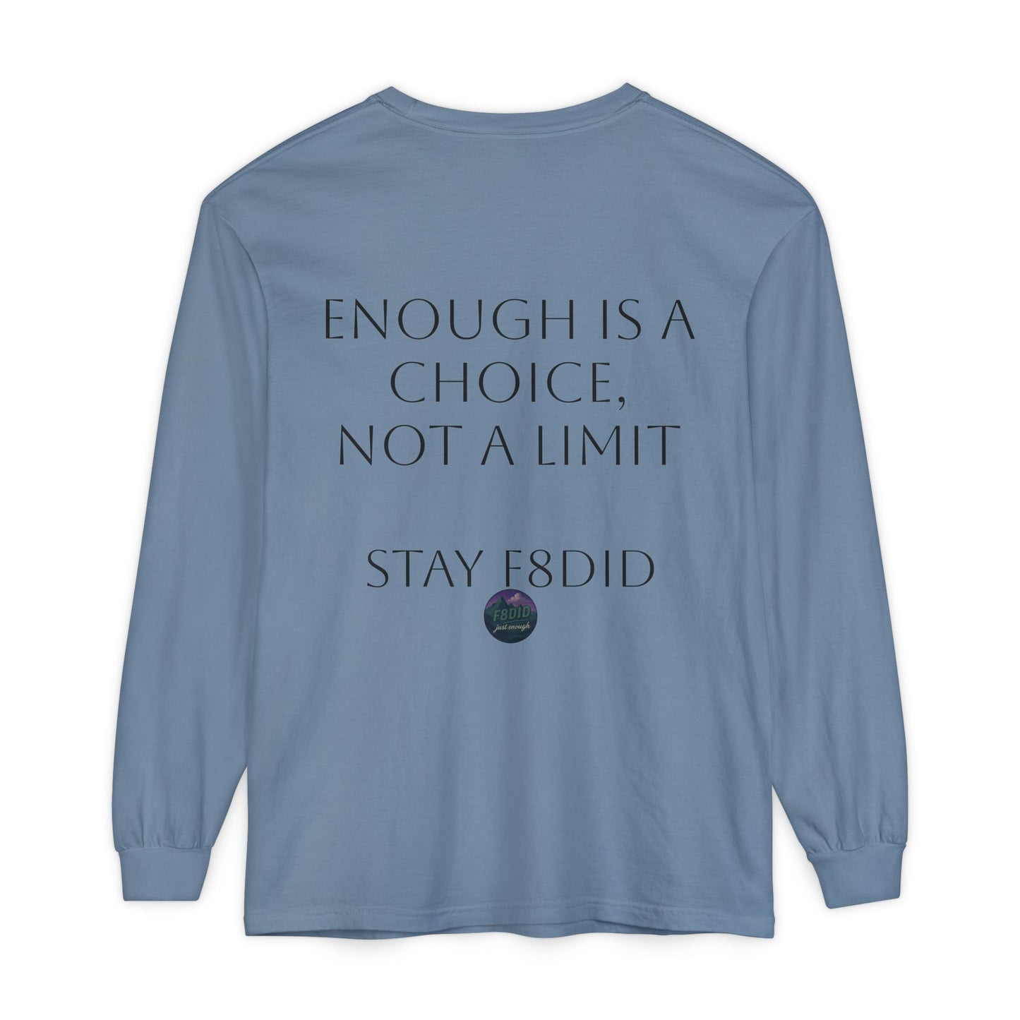 Mountain Terrain Long Sleeve T-Shirt - Purple and Green Design