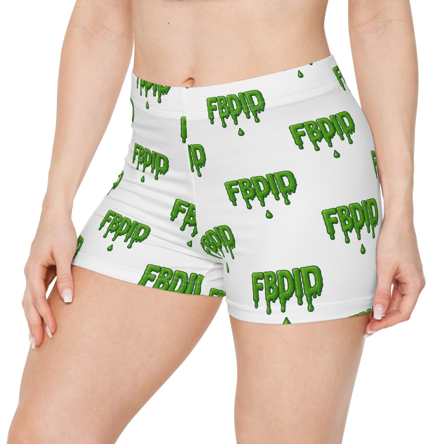 Green Slime Womens Shorts