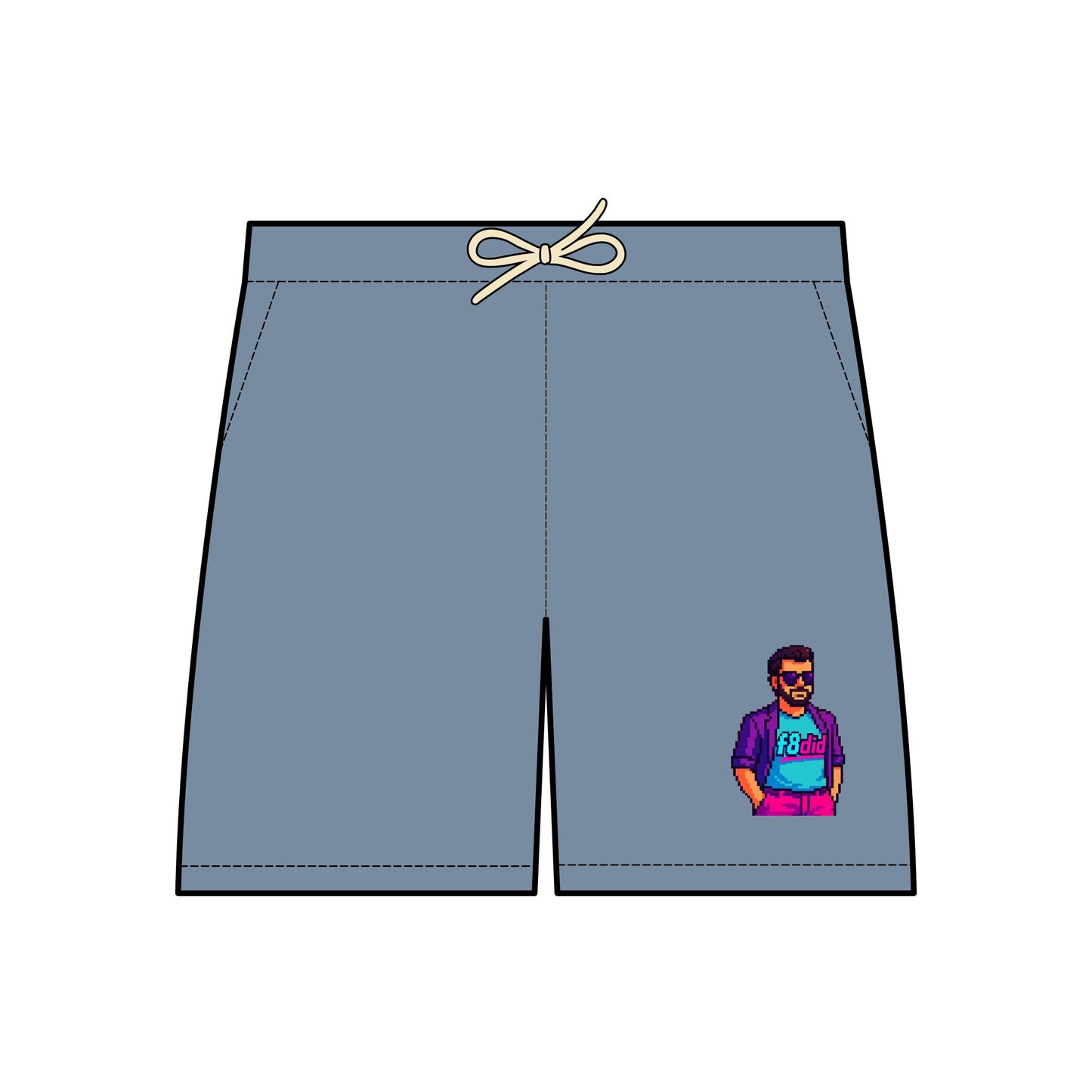 Miami Retro RAV8 Shorts