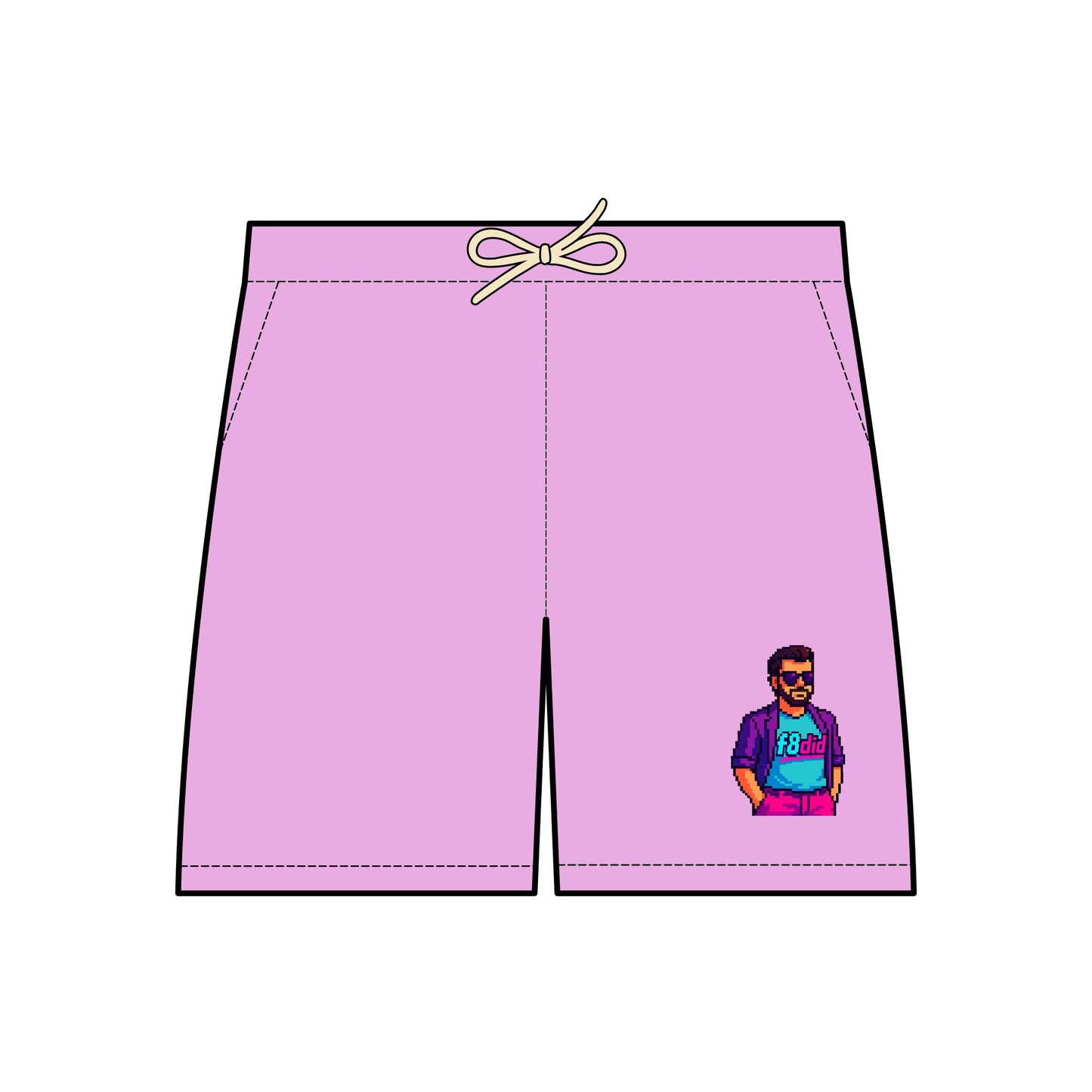 Miami Retro RAV8 Shorts