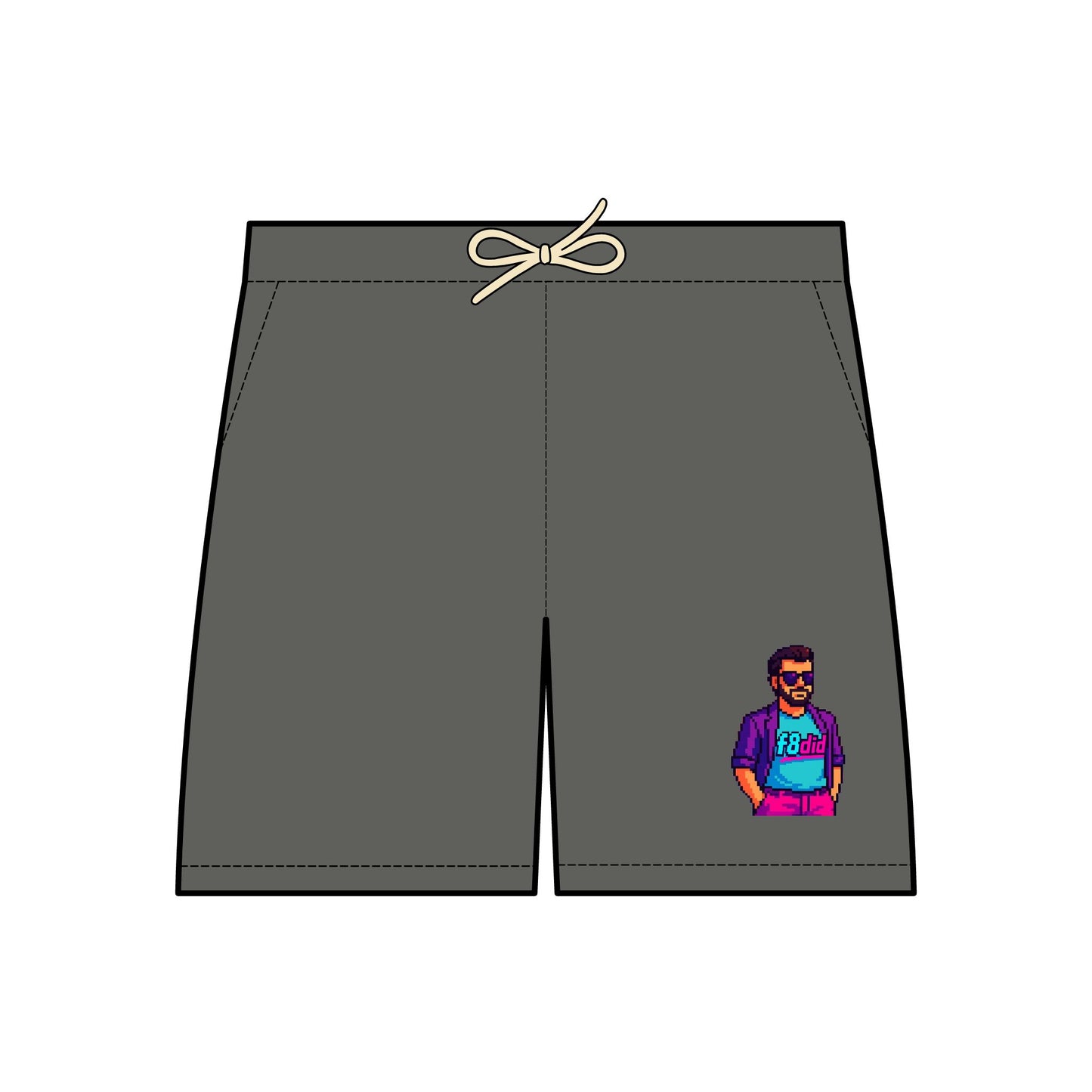 Miami Retro RAV8 Shorts