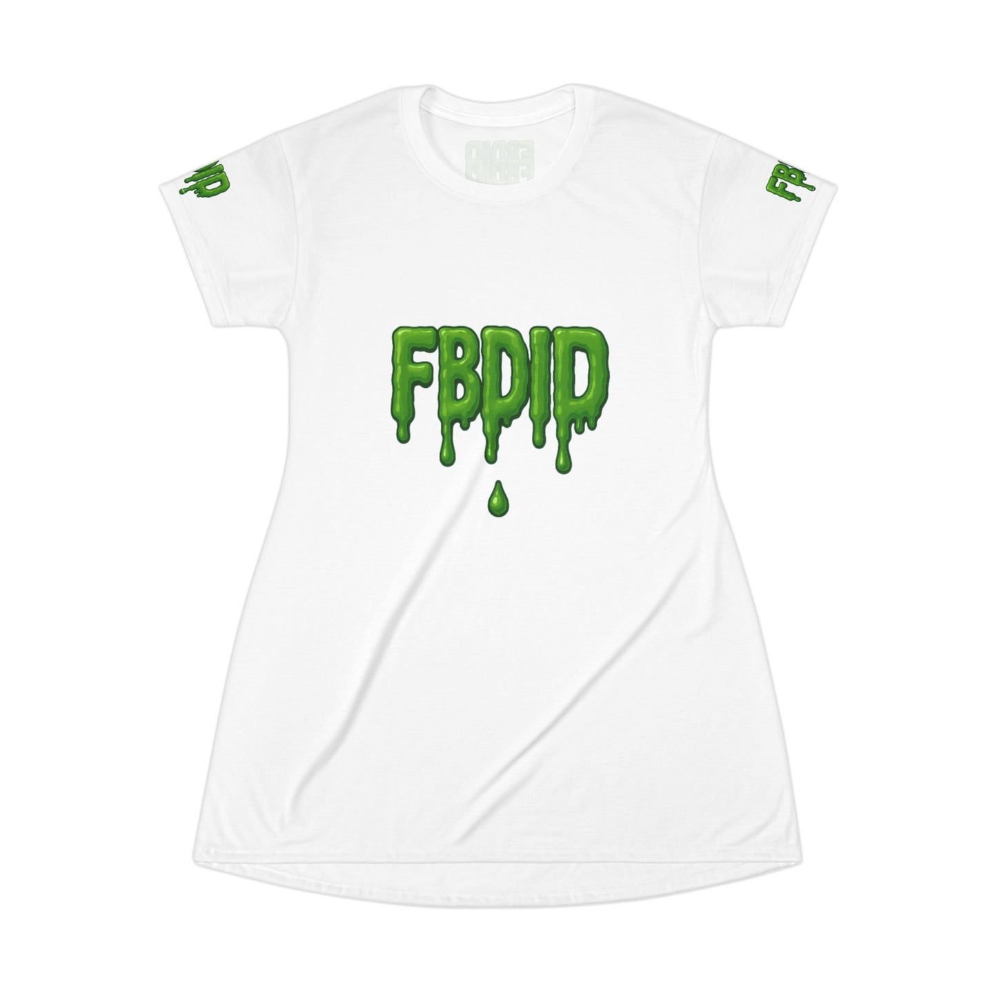 Green Slime Women's Shirt Dress