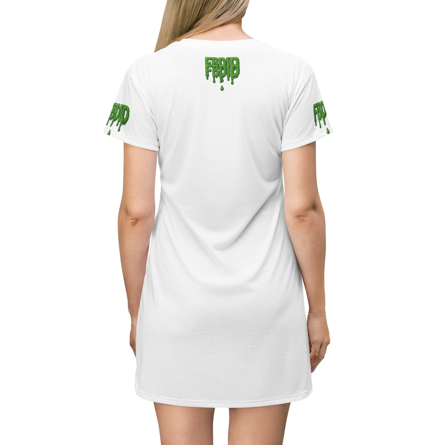 Green Slime Women's Shirt Dress