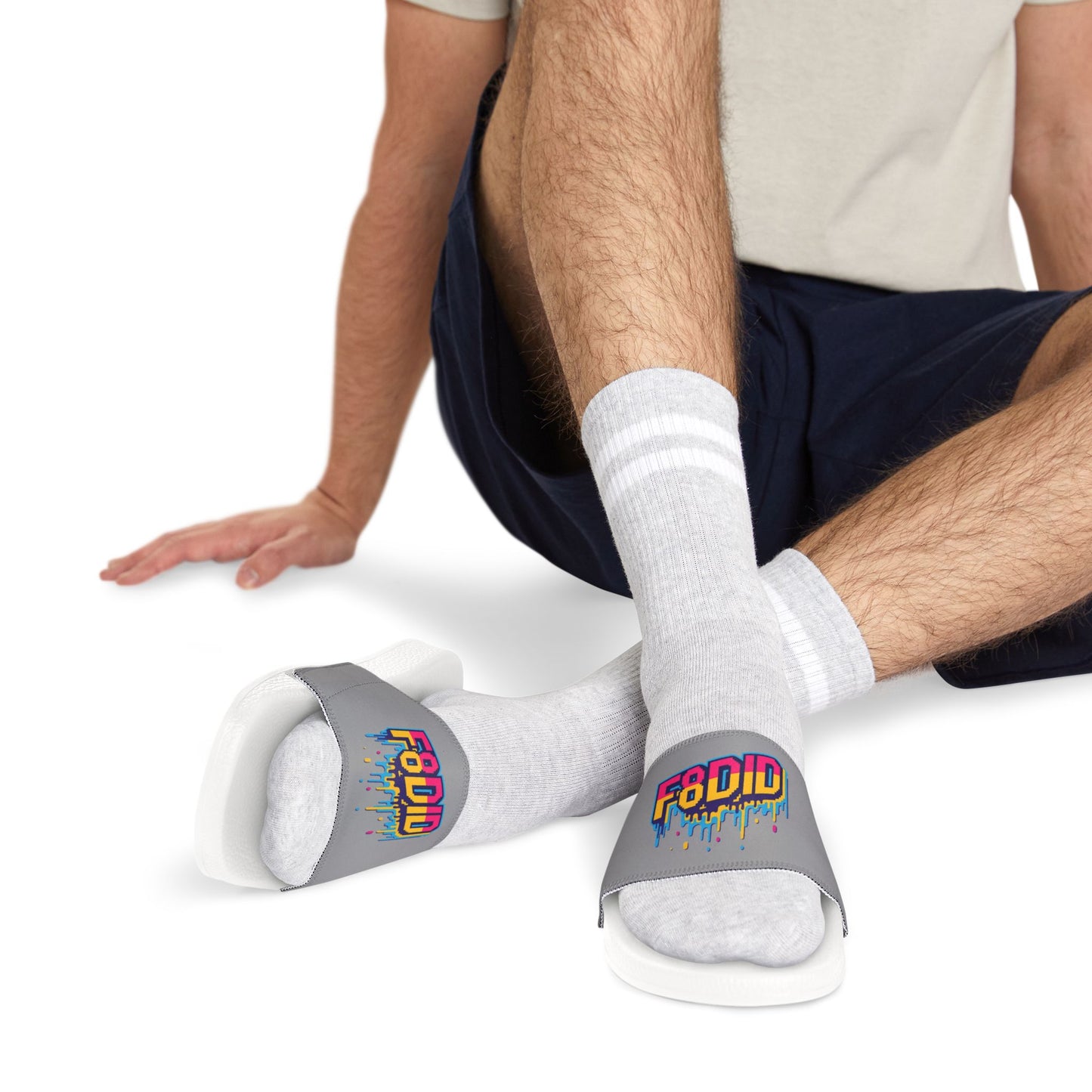 80's Retro Arcade RAV8 Mens Slides