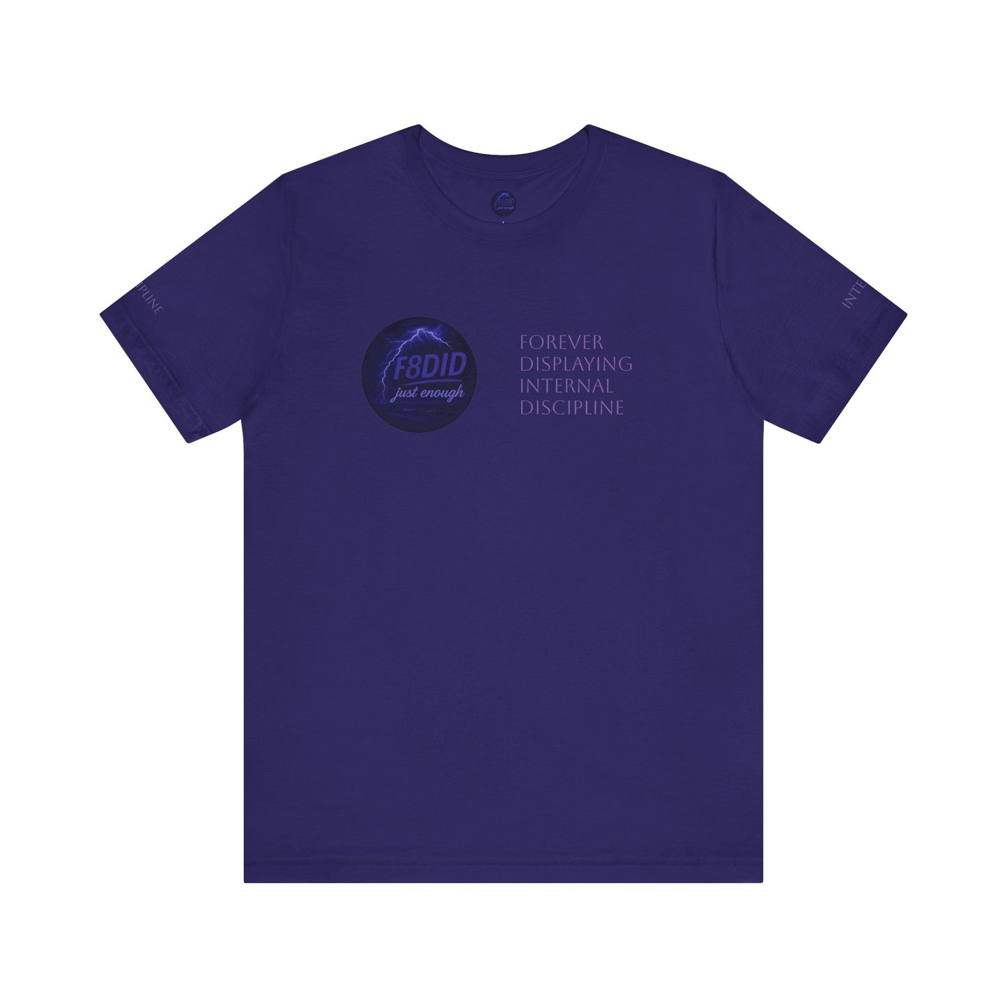 WEATHER THE STORM X F8DID Unisex Jersey Short Sleeve Tee - Inspirational Quote T-Shirt