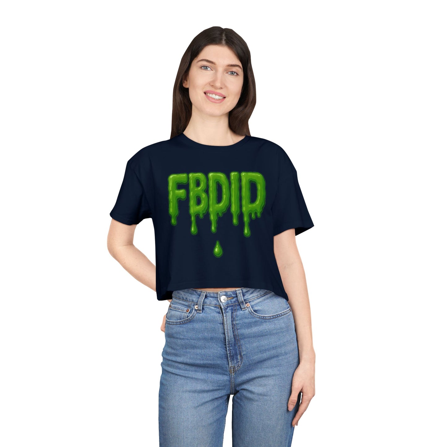 Green Slime Exclusive Women's Crop Top