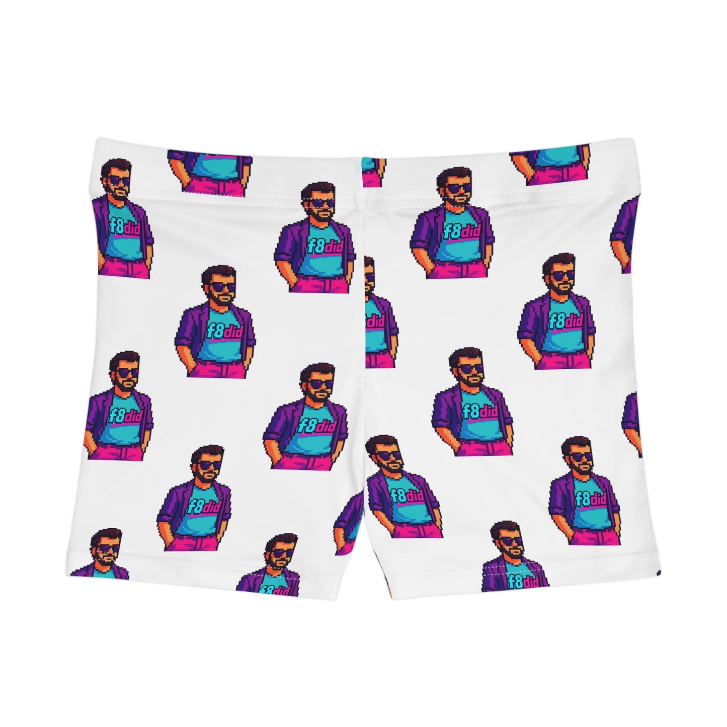 Miami Retro RAV8 Womens Shorts
