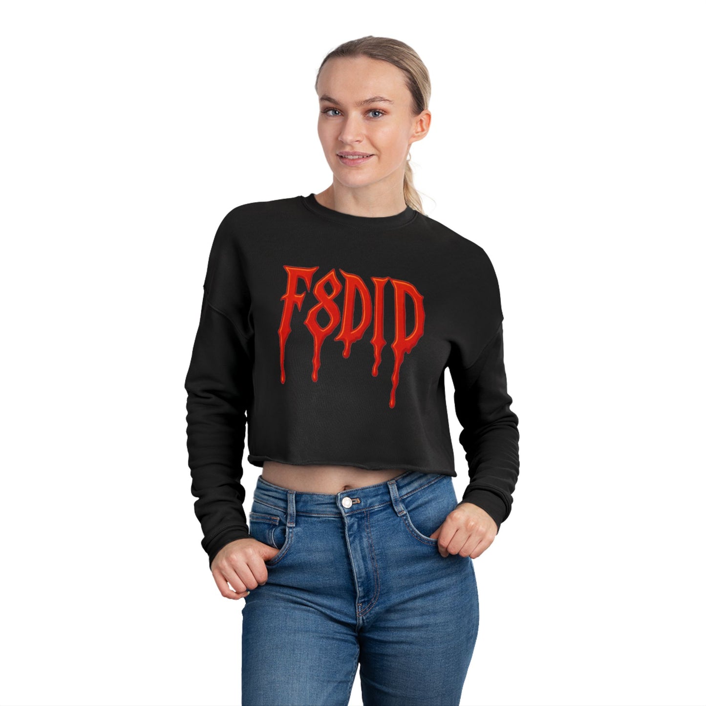 Dracula's Greed SS8 Women's Crop Sweatshirt