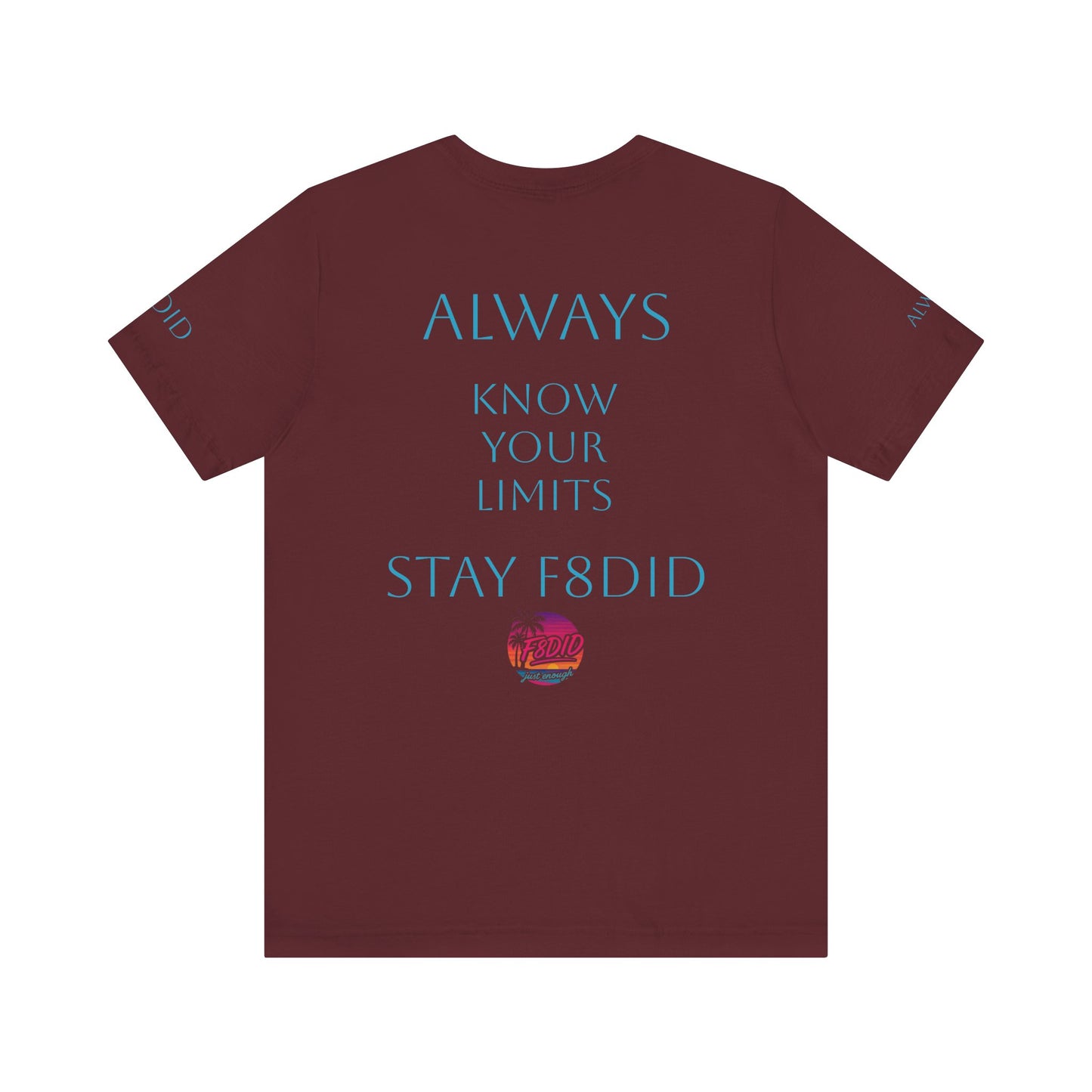OG X Discipline Jersey Tee - Stay F8DID Forever, Motivational Quote Shirt