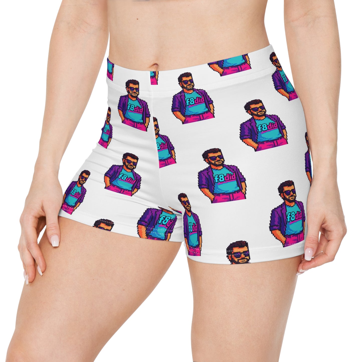 Miami Retro RAV8 Womens Shorts