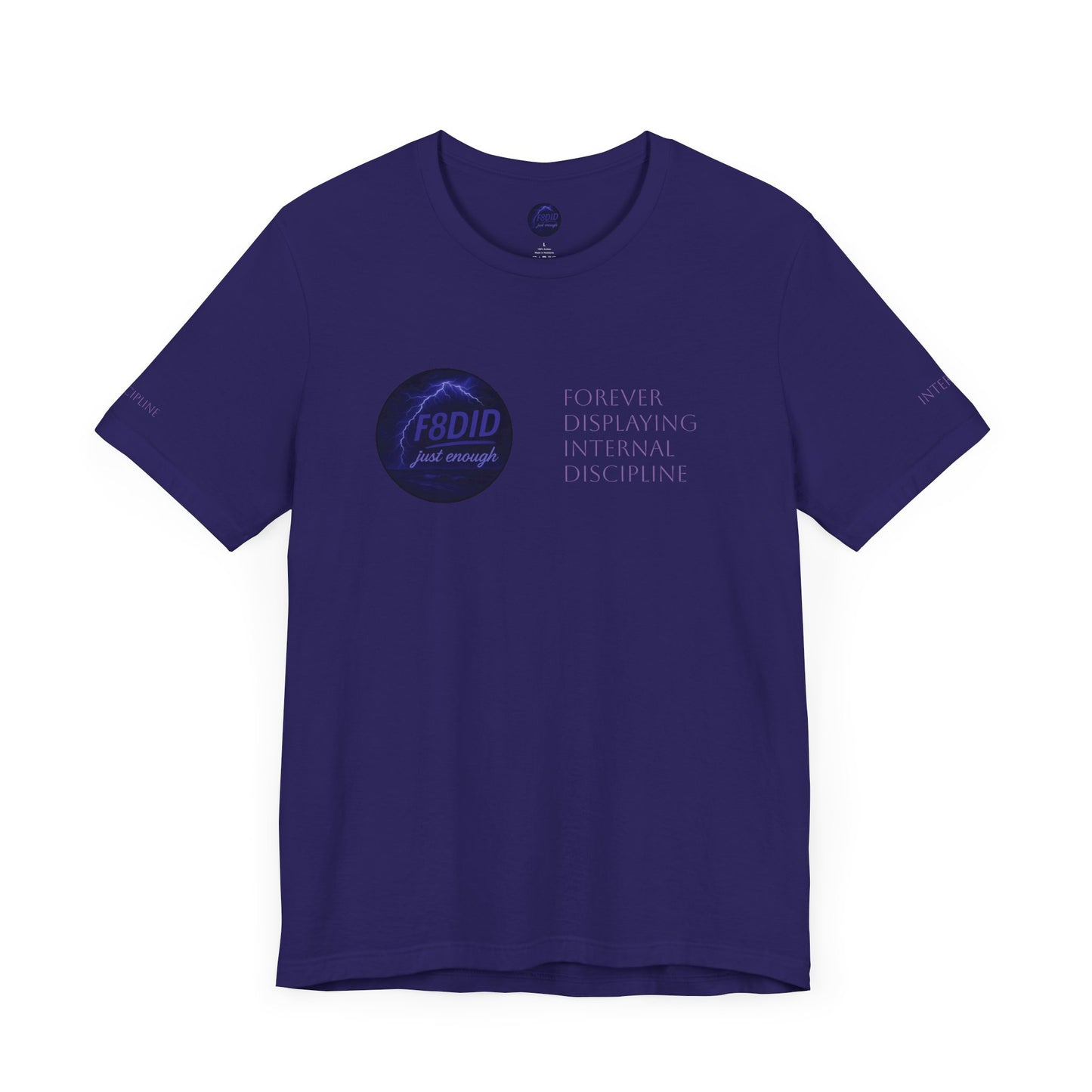WEATHER THE STORM X F8DID Unisex Jersey Short Sleeve Tee - Inspirational Quote T-Shirt