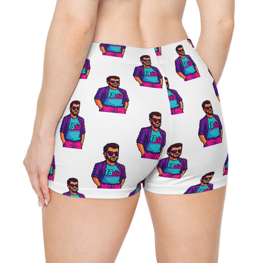 Miami Retro RAV8 Womens Shorts
